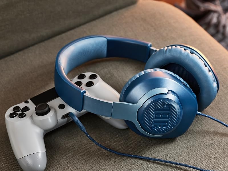 Blue headset