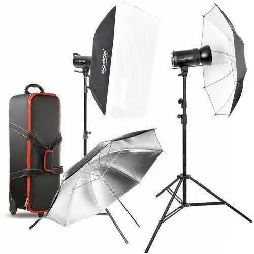 Godox SK300II 2-Light Studio Flash Strobe Kit