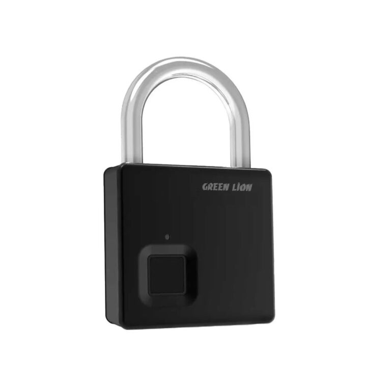 Green Lion Fingerprint Padlock