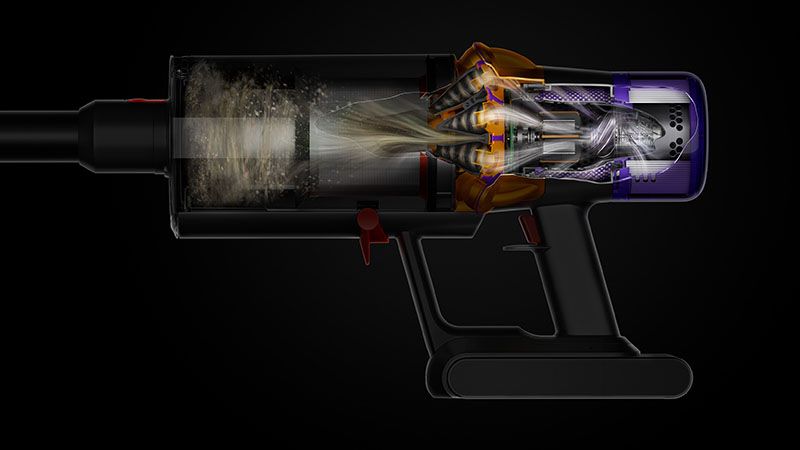 Dyson v15 detect absolute cordless vacuum sv47 18 Doorsnede van filtratie in meerdere fasen