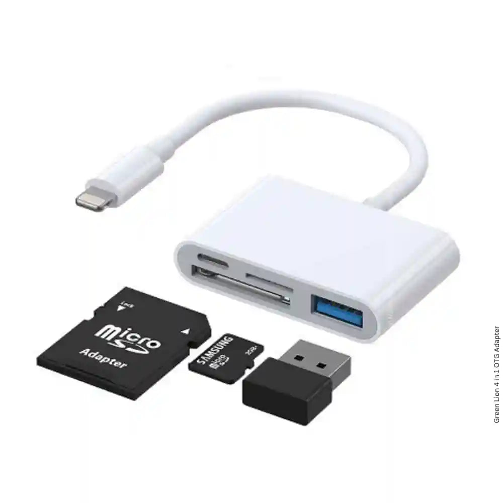 Green Lion 4in1 Lightning Ultimate OTG Adapter