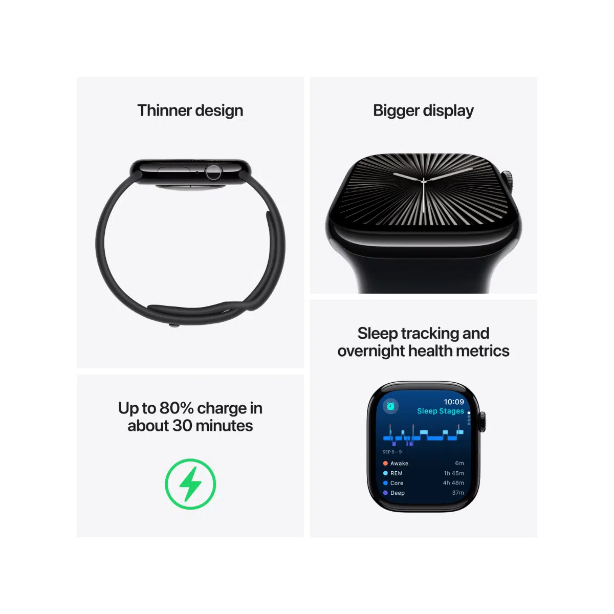 Apple Watch Series 10 42mm Jet Black