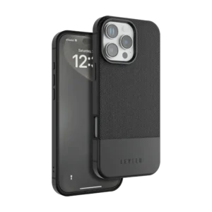 Levelo Cuir Two-Tone Leather Case for iPhone 16